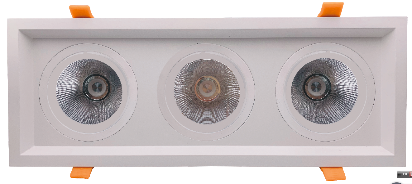 TRIPLE HEAD SQUARE DOWNLIGHT