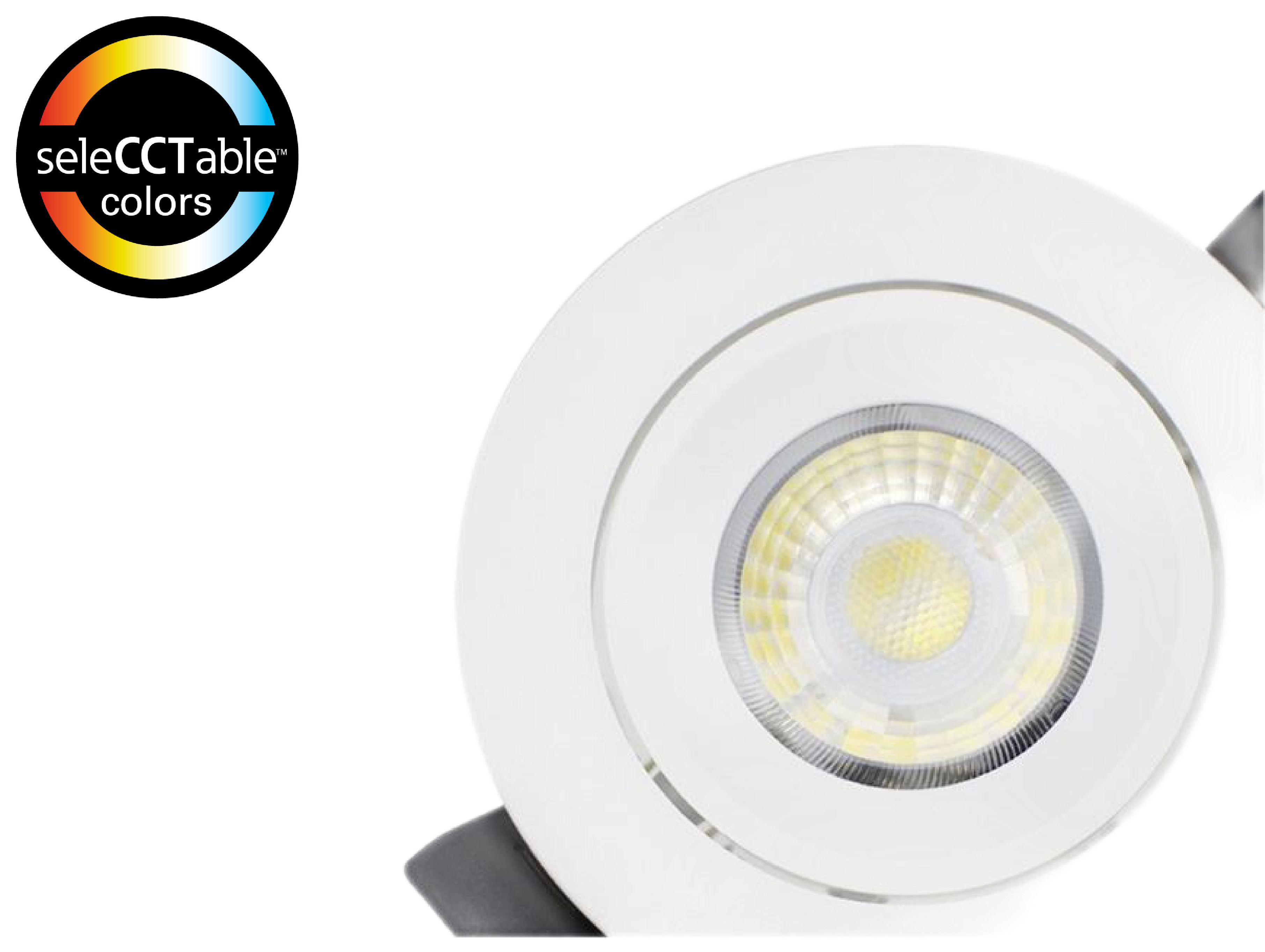 CCT 5W 7W 70MMCUTOUT DOWNLIGHT